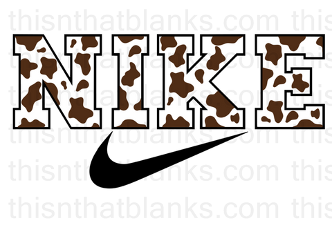 Cowhide Sportswear Sublimation or DTF Transfer