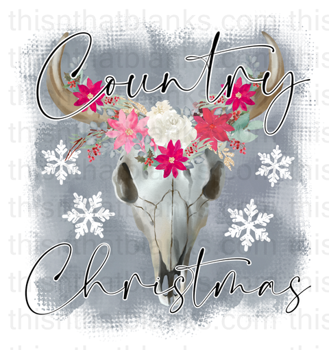 Country Christmas Sublimation or DTF Transfer