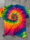 Dyenomite Multi Colored Spiral Tee