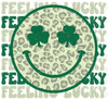 Retro Feeling Lucky St Patrick's Smiley Sublimation Or DTF Transfer