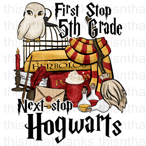 Back To School Sublimation or DTF Transfers
