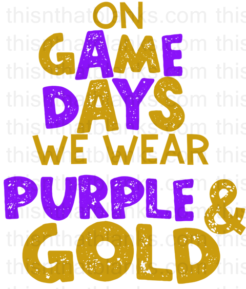 School Spirit Wear Sublimation or DTF Transfer