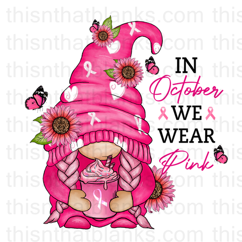 Breast Cancer Awareness Designs Sublimation or DTF Transfer