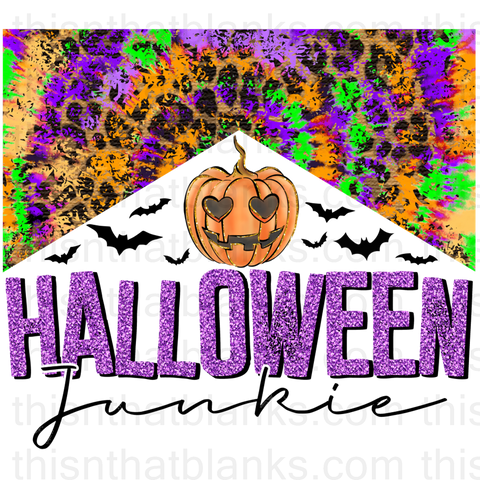 Halloween Junkie Sublimation or DTF Transfer