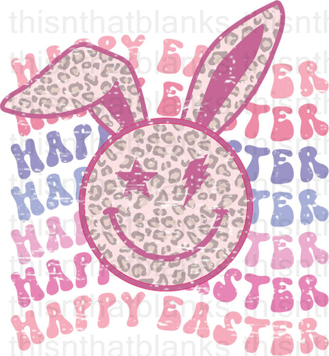 Happy Easter Bunny Sublimation Or DTF Transfer