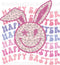 Happy Easter Bunny Sublimation Or DTF Transfer