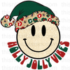 Holly Jolly Vibes Sublimation or DTF Transfer