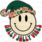 Holly Jolly Vibes Sublimation or DTF Transfer