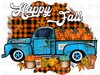 Happy Fall Sublimation or DTF Transfer