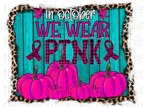 Breast Cancer Awareness Designs Sublimation or DTF Transfer