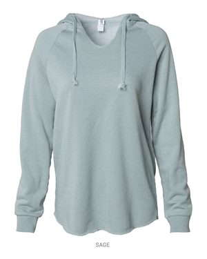 ITC Women’s Lightweight California Wave Wash Hooded Sweatshirt