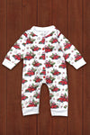 Red Truck Infant Romper