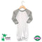 LG Infant Raglan Gown w/Fold Over Mittens