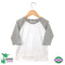 LG Toddler & Youth White Body Raglans