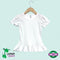 LG S/S White Ruffle Tee