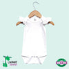 LG Infant White Flutter Onesies