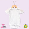 LG Infant S/S 100% Polyester White Onesie