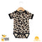 LG Infant Pastel, Oatmeal, & Leopard Short Sleeve Onesies