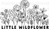 Little Wildflower Sublimation Or DTF Transfer