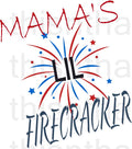 Mama's Lil Firecracker Sublimation or DTF Transfer
