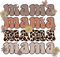 Mama Retro Flower Sublimation Or DTF Transfer