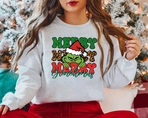 Merry Merry Greenmas Sublimation or DTF Transfer