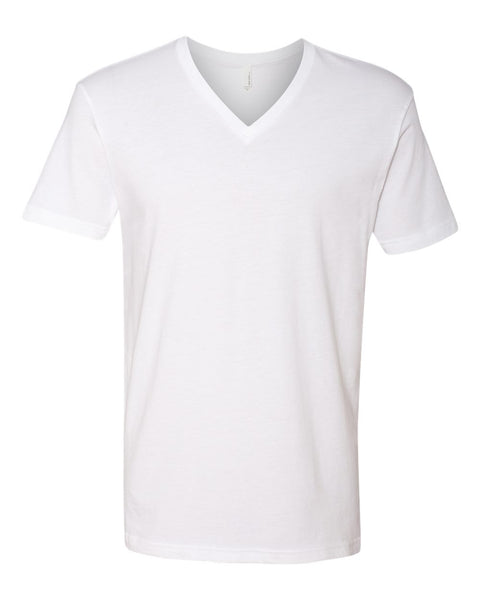 Next Level Cotton Short Sleeve V Neck Tee