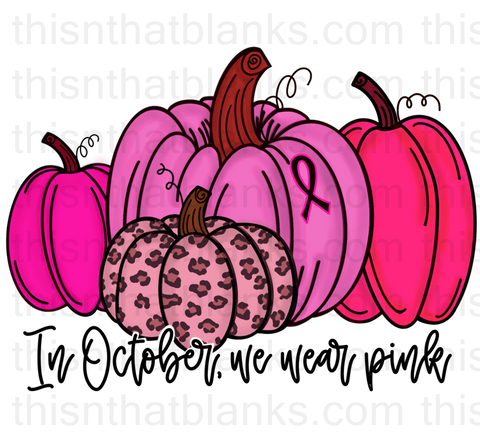 Breast Cancer Awareness Designs Sublimation or DTF Transfer
