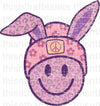 Retro Peace Bunny Sublimation Or DTF Transfer