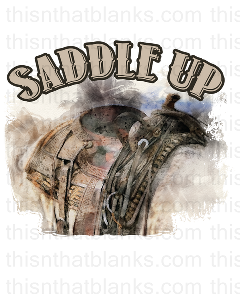 Saddle Up Sublimation Or DTF Transfer