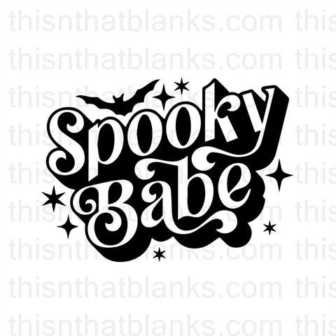 Spooky Baby Sublimation or DTF Transfer