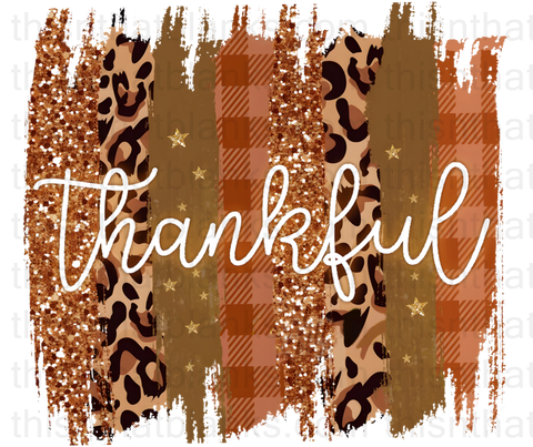 THANKFUL Sublimation or DTF Transfer