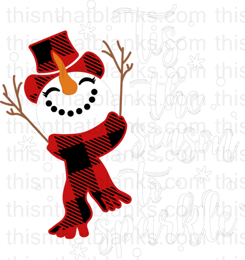 TIS THE SEASON Sublimation or DTF Transfer