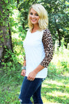 This n That (TNT) Custom 94% High Polyester Leopard Raglans for Adults/Youth/Toddler