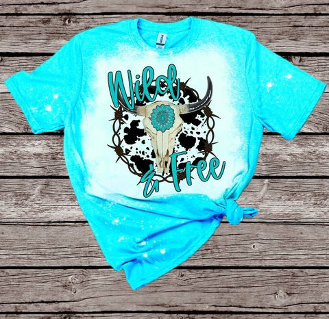 Wild and Free Sublimation or DTF Transfer