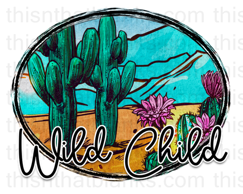 Wild At Heart Wild Child and Wild Mama Sublimation or DTF Transfer