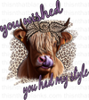 You Wished You Had My Style Sublimation or DTF Transfer