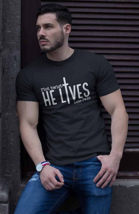 Plot Twist He Lives Sublimation Or DTF Transfer