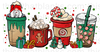 Christmas Coffee Mugs Sublimation or DTF Transfer