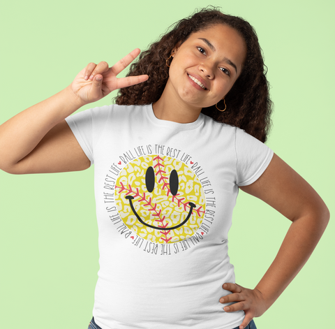 Ball Life Is The Best Life Sublimation Or DTF Transfer