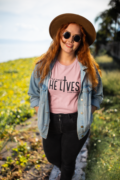 Plot Twist He Lives Sublimation Or DTF Transfer