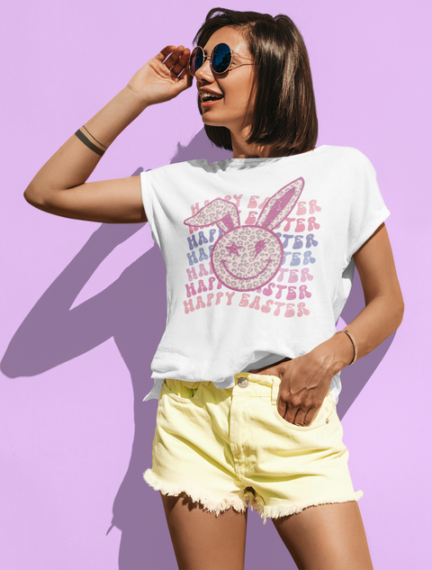 Happy Easter Bunny Sublimation Or DTF Transfer