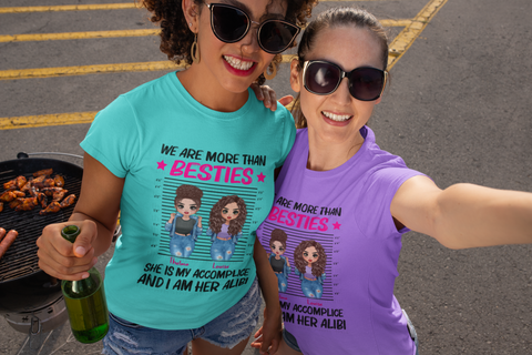 Besties Pink Sublimation Or DTF Transfer